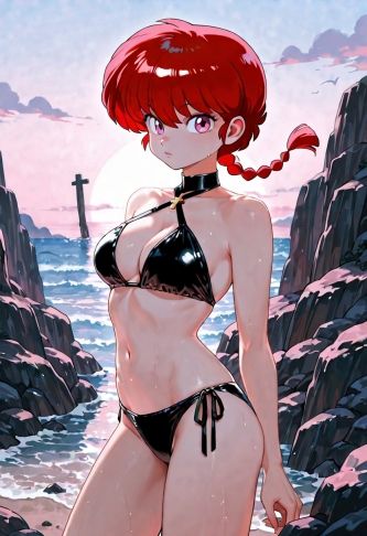 女・乱〇の、海辺で大混乱★―ザ・サマ～・シ～・パニック★―『久〇先輩の妻【女】に、されちゃった★』前編-RJ01536748